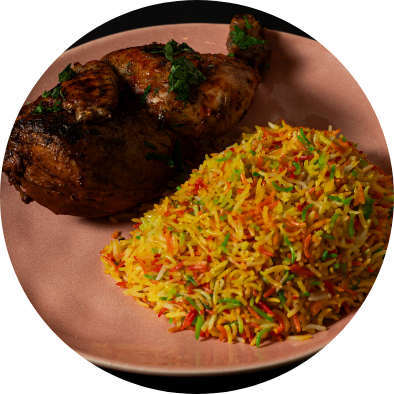 Mandi-Huhn